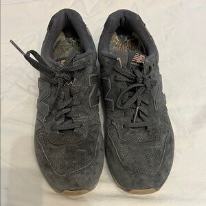 New Balance suede Charcoal Athletic Shoes